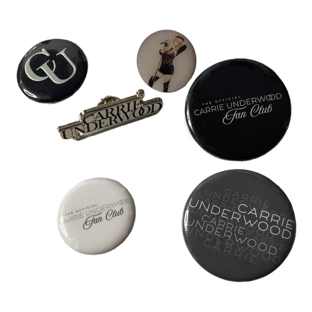 𝅺carrie Underwood Fan Club Concert pins